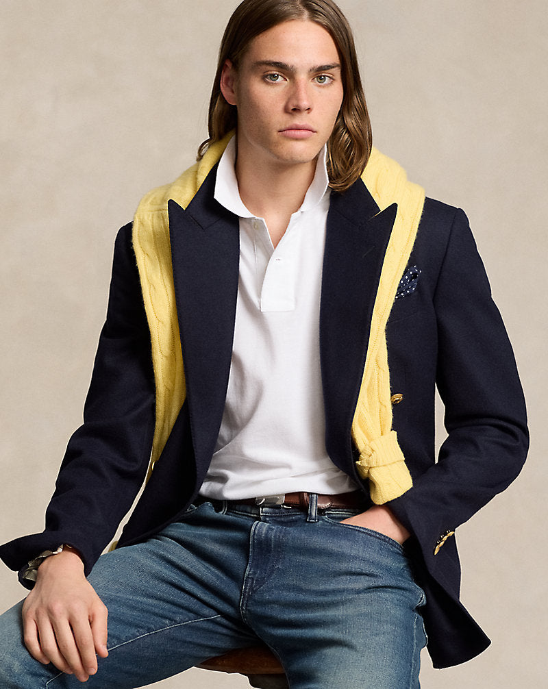 A icônica camisa polo de malha