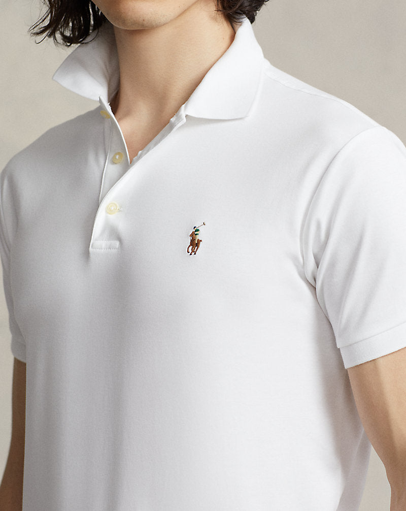 Camisa polo slim fit e toque suave