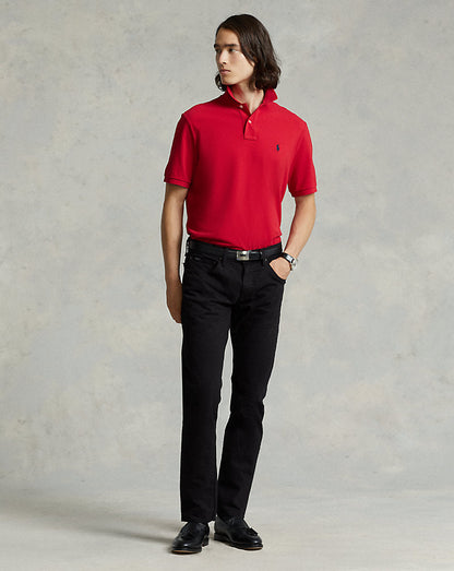 Slim Fit Mesh Polo Shirt