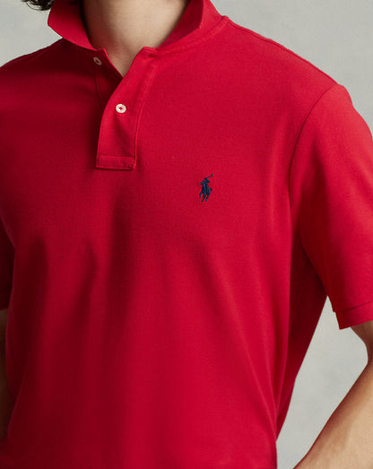 Slim Fit Mesh Polo Shirt