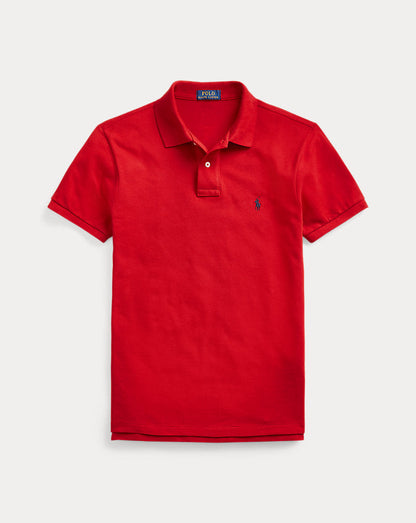 Slim Fit Mesh Polo Shirt