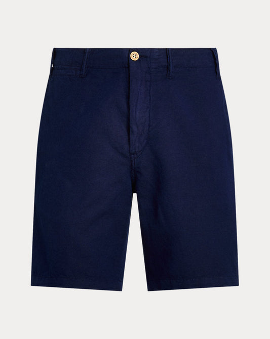 Short de linho e algodão Classic Fit