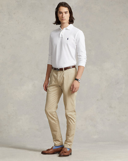 Camisa polo de malha slim fit personalizada