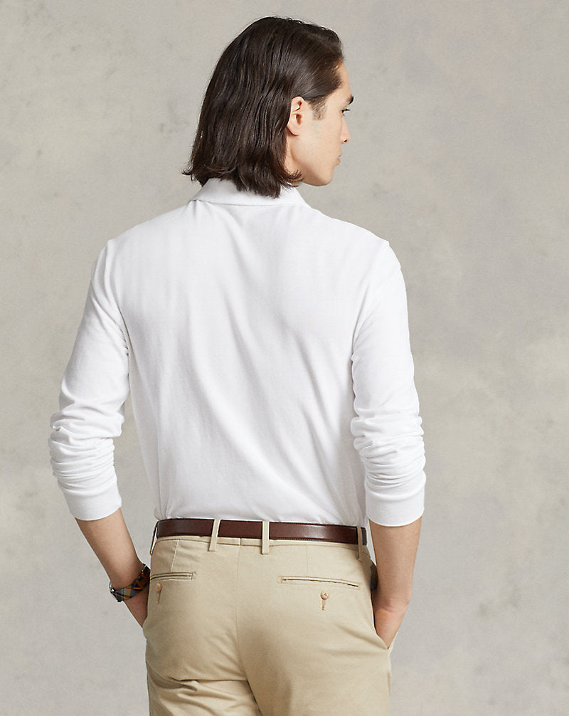 Camisa polo de malha slim fit personalizada