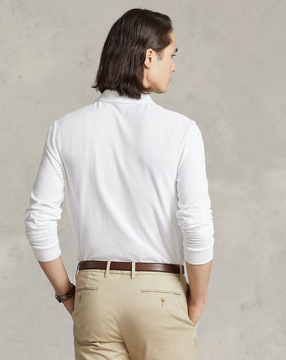 Camisa polo de malha slim fit personalizada