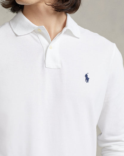 Camisa polo de malha slim fit personalizada