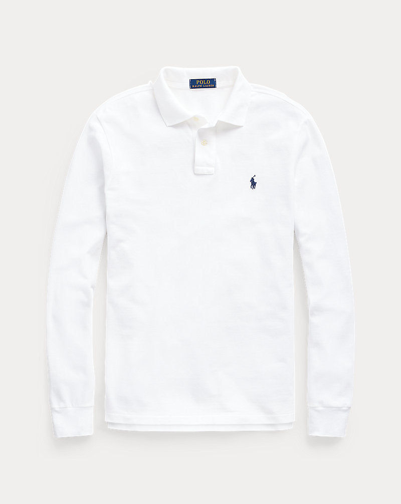 Camisa polo de malha slim fit personalizada