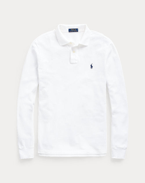 Camisa polo de malha slim fit personalizada