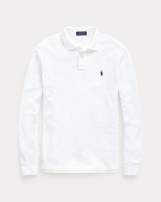 Camisa polo de malha slim fit personalizada