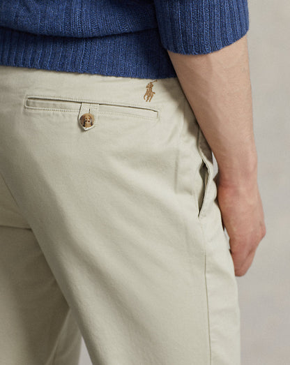 Calça de sarja elástica slim fit