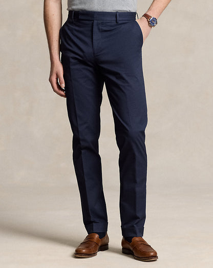 Calça de terno chino elástica