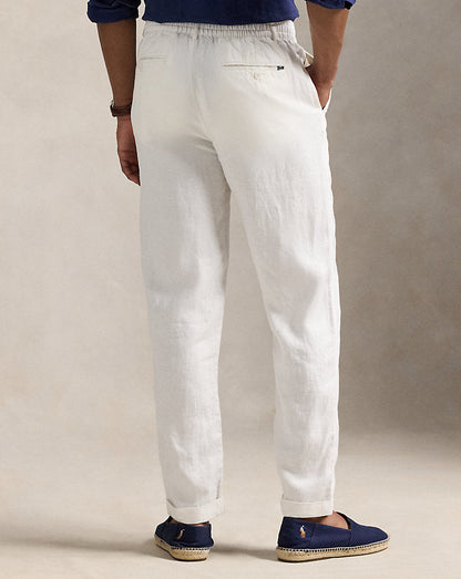 Calça de linho Lateef Slim Tapered Fit