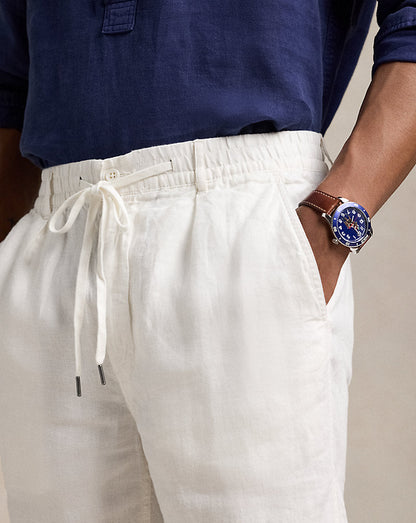 Calça de linho Lateef Slim Tapered Fit
