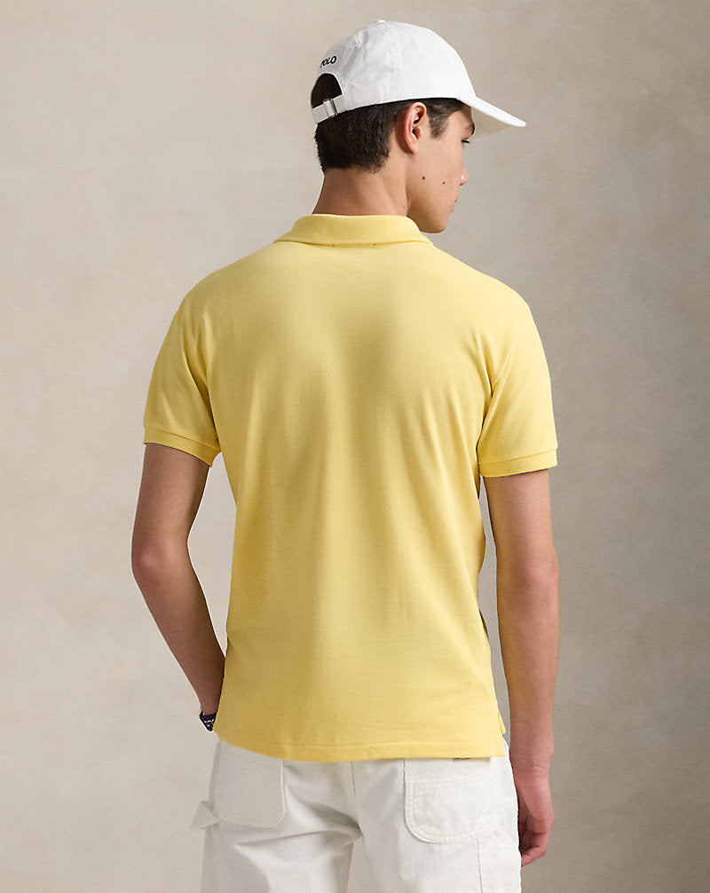 Slim Fit Mesh Polo Shirt