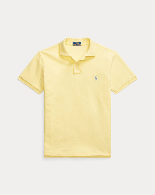 Slim Fit Mesh Polo Shirt