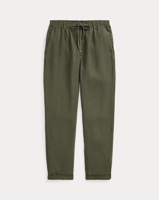 Calça de linho Lateef Slim Tapered Fit