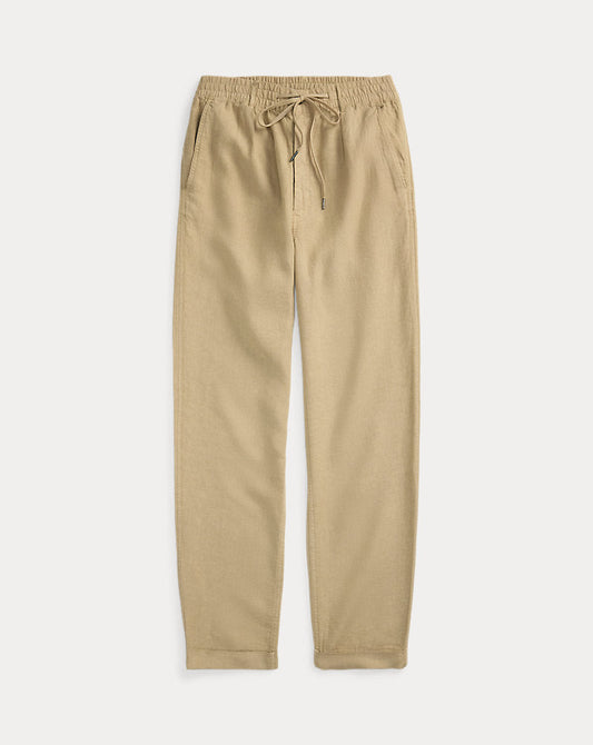 Calça de linho Lateef Slim Tapered Fit