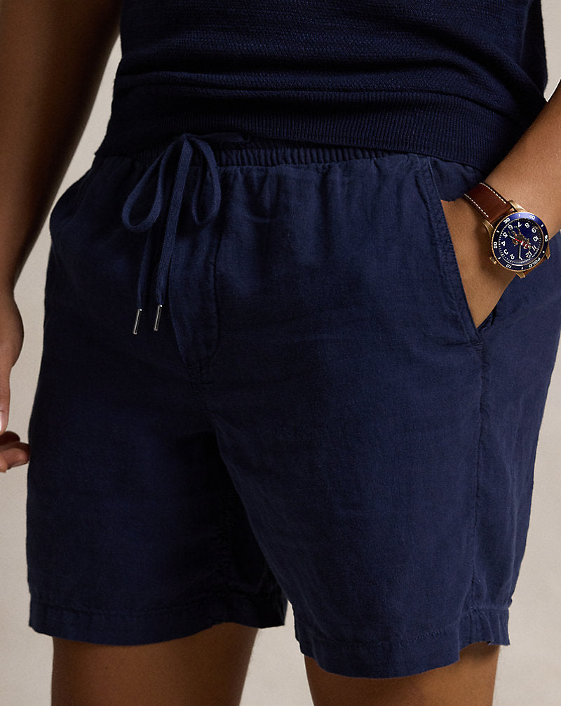 Polo Prepster de linho curto