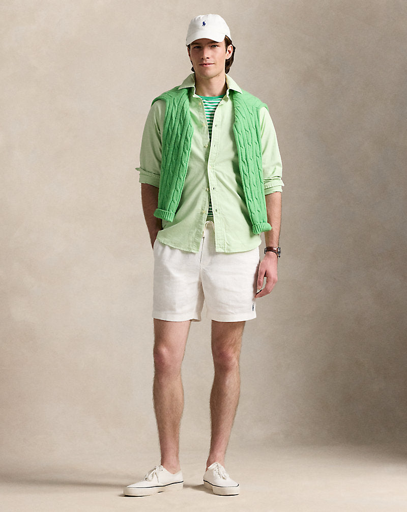 Camisa Oxford personalizada com tingimento mineral