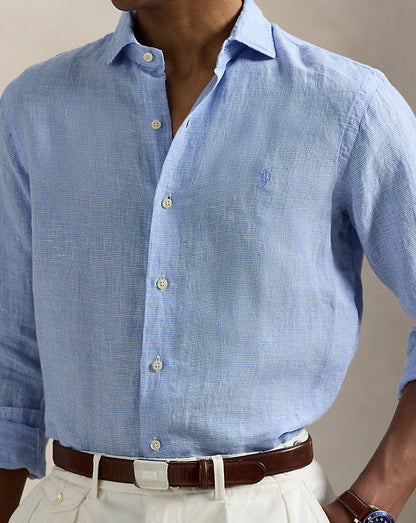 Camisa de linho com ajuste personalizado