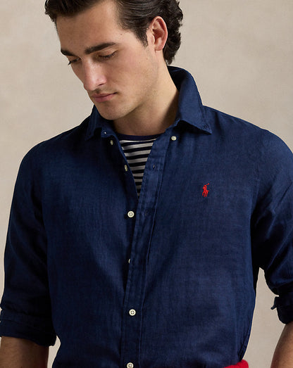 Camisa de linho com ajuste personalizado