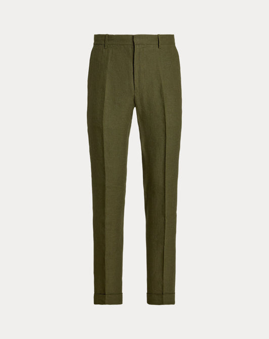 Calça de terno de linho